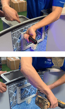 installing above ground pool skimmer